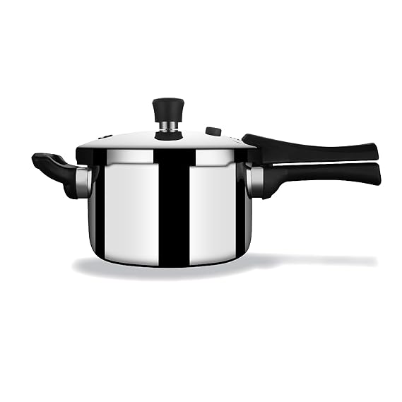 Xpress Triply Pressure Cooker 9215 – Stainless Steel, Easy Open, Safe & Fast Cooking with Zero Aluminum