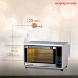 Digichef 35SS 35L Digital OTG 1800W – Oven Toaster Griller with 59 Auto Cook Menus, Convection & Rotisserie (Silver)