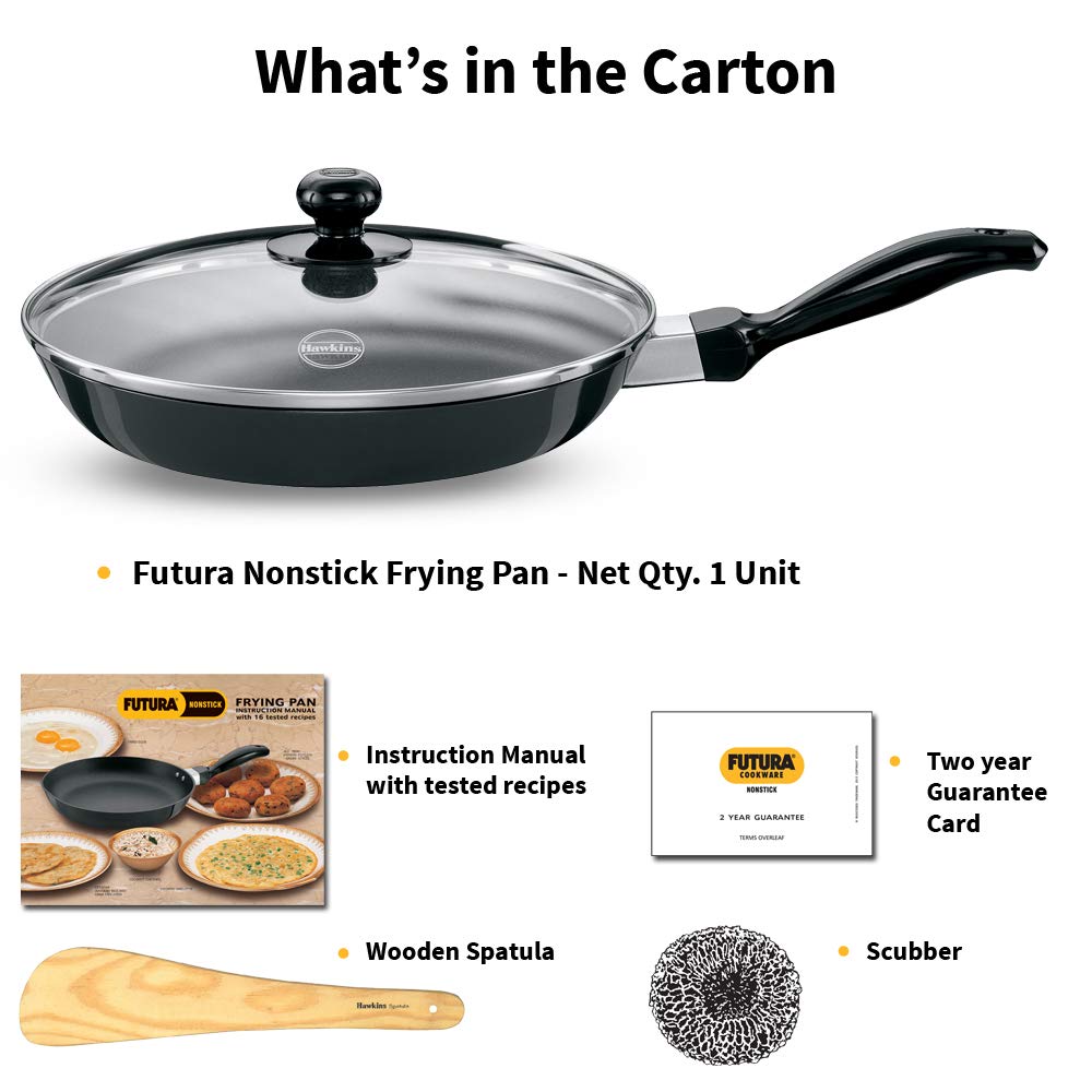 Hawkins Futura Non-Stick Frying Pan with Glass Lid