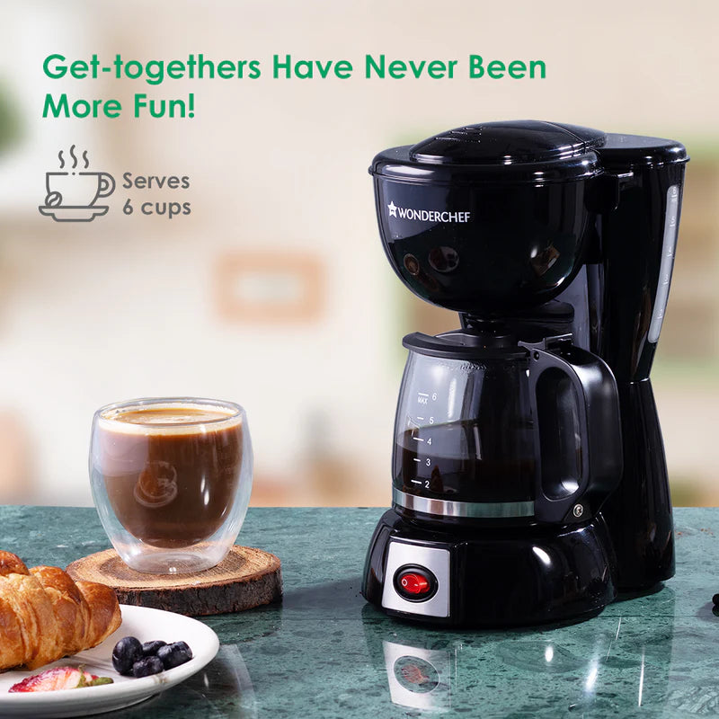 Onyx Brew Coffee Maker, Borosilicate Glass Carafe, Anti-Drip System, Fitered Water Drip Coffee Tank