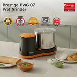 PWG 07 Wet Grinder 2 Litre with Stainless Steel Drum, Coconut Scraper & Atta Kneader | 200W