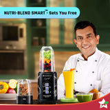 Nutri-blend SMART Automatic Mixer Grinder with Dual Pulse Function|22000 RPM|100% Full Copper Motor|2 Unbreakable Jars| 500 Watt