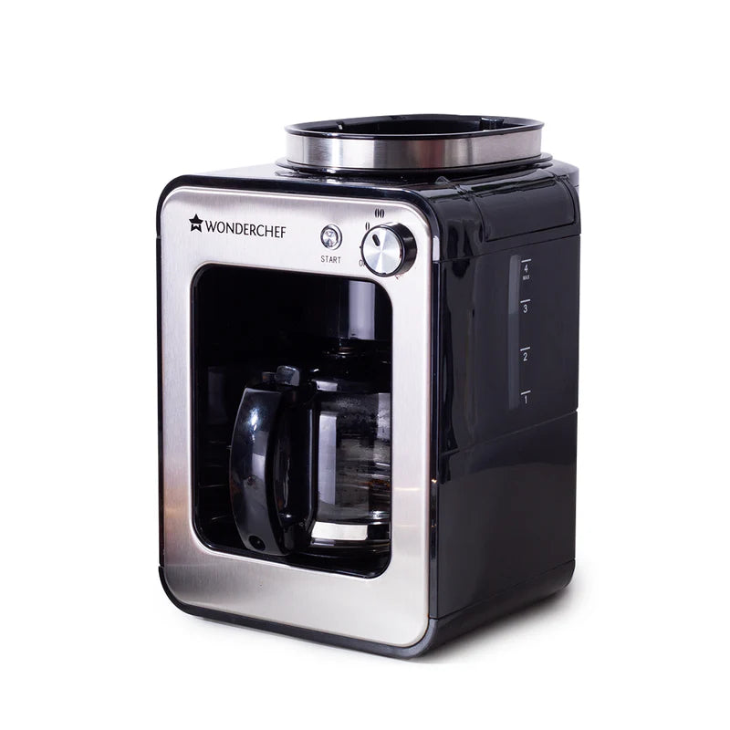 Regalia Bean-to-Cup Brew Coffee Maker with Coffee Bean Grinder | Freshly Ground Aromatic Coffee Powder