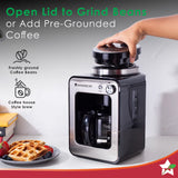 Regalia Bean-to-Cup Brew Coffee Maker with Coffee Bean Grinder | Freshly Ground Aromatic Coffee Powder