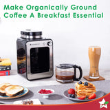Regalia Bean-to-Cup Brew Coffee Maker with Coffee Bean Grinder | Freshly Ground Aromatic Coffee Powder