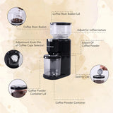 Regalia Electric Coffee Grinder | Burr Grinder | 31 Grinding Settings | Set Variable Coffee Texture, Fine, Medium, Coarse | Grind Beans for Espresso, Lungo, Americano, Cappuccino, Brew, French Press | Perfect Gifting Option
