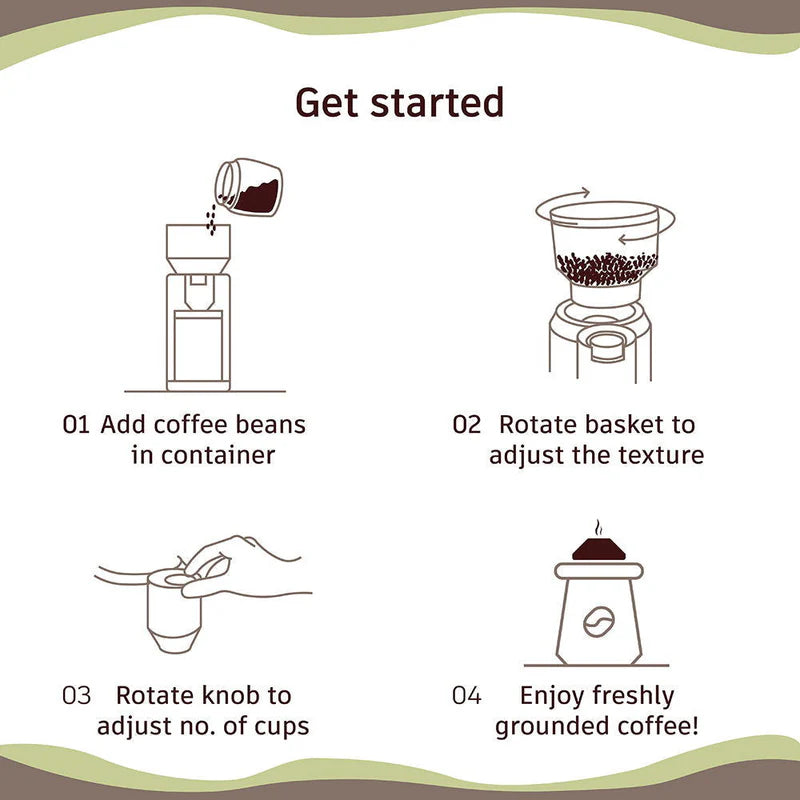 Regalia Electric Coffee Grinder | Burr Grinder | 31 Grinding Settings | Set Variable Coffee Texture, Fine, Medium, Coarse | Grind Beans for Espresso, Lungo, Americano, Cappuccino, Brew, French Press | Perfect Gifting Option