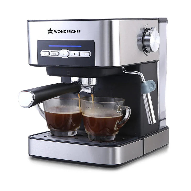 Regalia Espresso Coffee Maker 20 Bar | Built in Milk Frother | Ideal for Espresso, Cappuccino, Latté, Macchiato or Ristretto at Home | Professional Style Coffee | Works with Coffee Powder | 2 Years Warranty