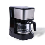 Regalia Pronto Coffee Maker 600W | Coffee Brewer Machine for Home & Office | 750ml Borosilicate Glass Carafe | 3-in-1 Filter Coffee, Espresso, Cappuccino | Auto Shut Off | 6 Cups Coffee