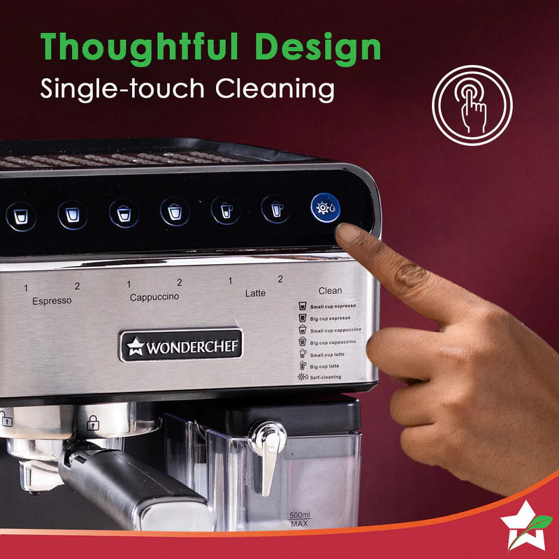 Regenta Automatic Coffee Maker | 20-bar Pressure | Automatic Milk Steamer