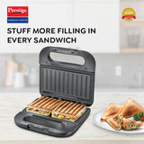 Sandwich Toaster With Fixed Grill Plates - PGDP 03 - SS