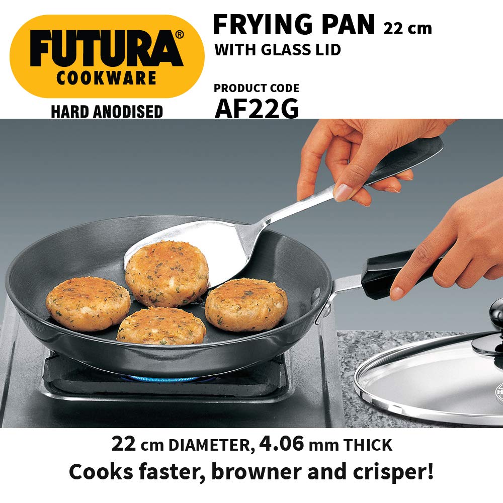 Hawkins Hard Anodised Futura Frying Pan 22 cm