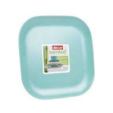 Decor Bamboo Dinner Plate Teal each (Small)