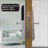 YDM 3115 AV Series Smart Lock (Silver)