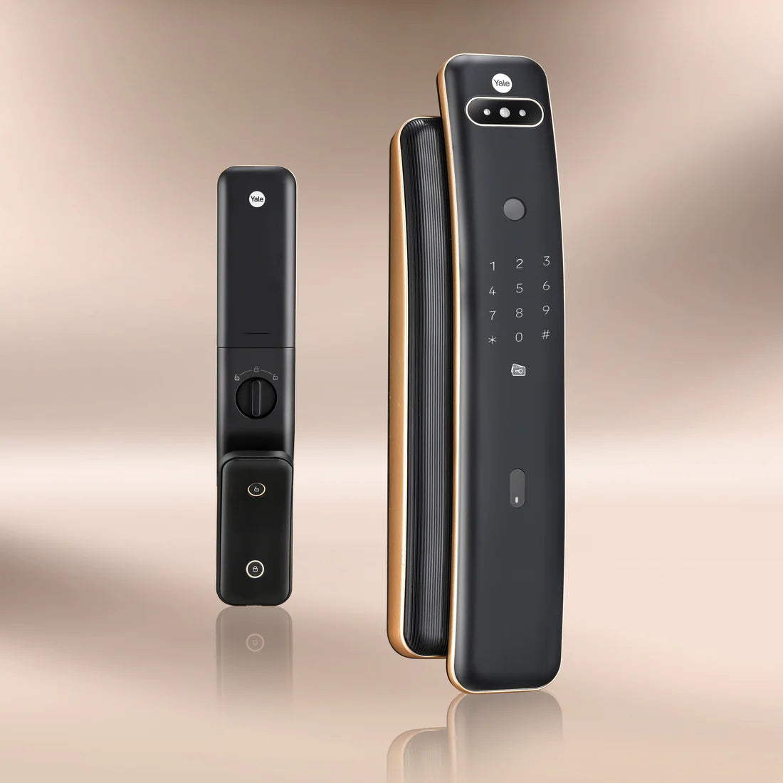 Luna Pro+ Smart Lock with Face scan technology, Fingerprint, PIN, RFID and Manual Key (Bluetooth Module and Wifi Bridge Included)