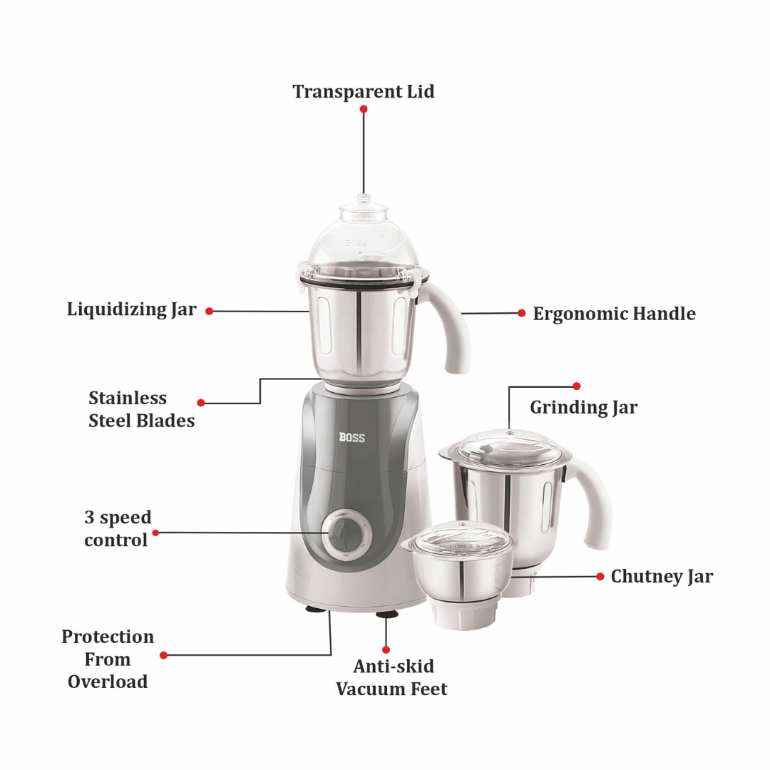 Boss Crown Mixer Grinder (B242) 