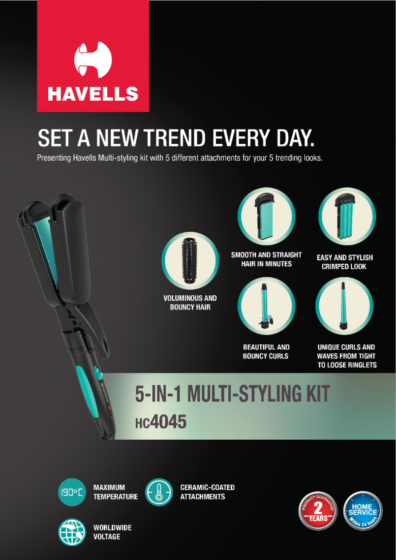 Havells Female Personal Grooming 5 In 1 Multi Styling