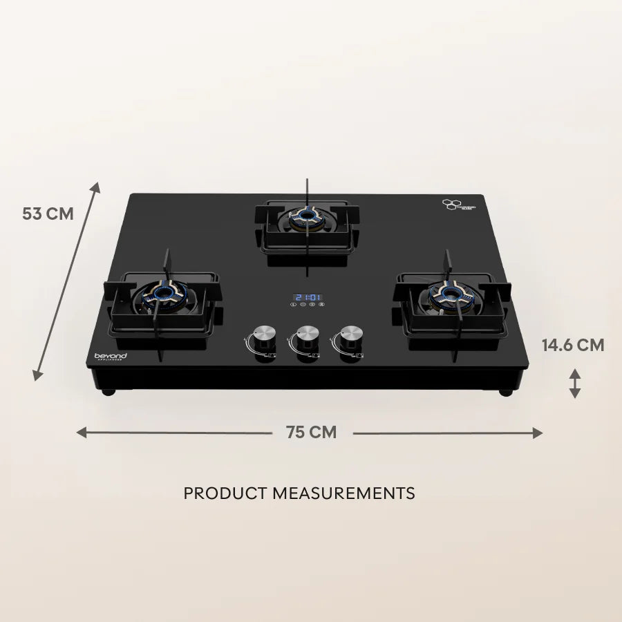 Solaria Gas Cooktop (3 Burner)