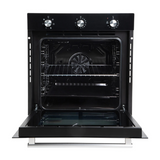 FABER FBIO 80L 6F BK Black Glass Built in Oven