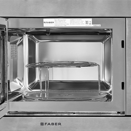 Faber FBI MWO 20L SG 20 Liters Built-In Microwave Oven Electric Control Stainless Steel Finish