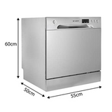 Faber FFSD 6PR 8S Ace Inox 6 Washing Program 8 Place Capacity  Inox Finish Built-in Dishwasher 
