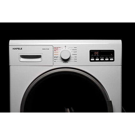 Hafele Marina 7512WD 7kg/5kg Fully-Automatic Front Loading Washing Dryer Combo with Anti-allergenic and Condenser Drying Technology Eco Logic System White 533.93.020