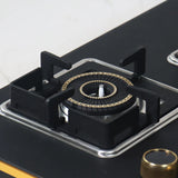 Shine Gold Four Burner Gas Stove/Hob Top Auto Ignition