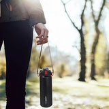 Mount 1500ml Stainless Steel Hot and Cold Water Bottle, Vacuum Insulated Flask, Black | PB 1500-04