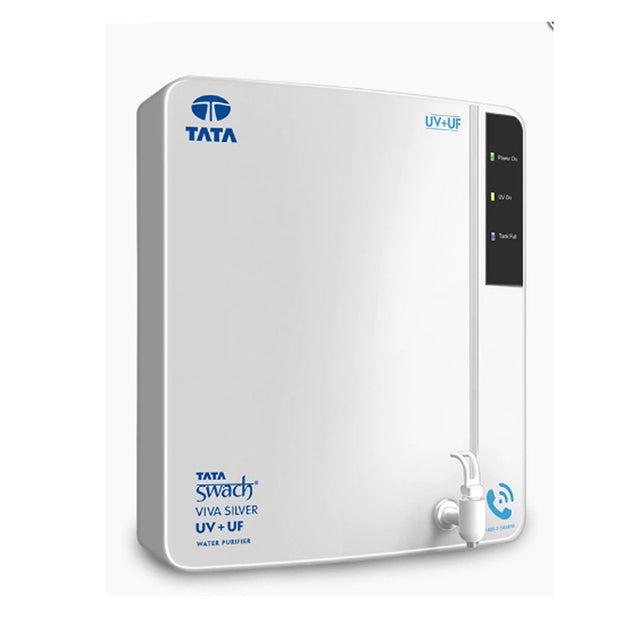 Buy TATA SWACH VIVA SILVER UV+UF 6 LITRE WATER PURIFIER in India at Apnidukaan.com, Save UPTO 50% Off, All India Free Shipping, Click here to see all of our exclusive deals.
