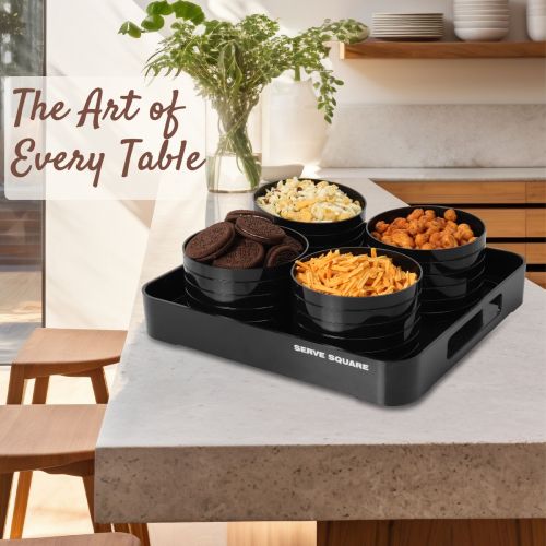 Jaypee plus SERVE SQUARE Capacity 2000 ml BLACK