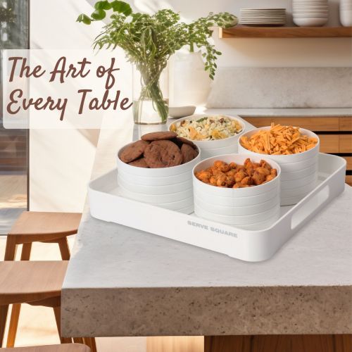 Jaypee plus SERVE SQUARE Capacity 2000 ml White