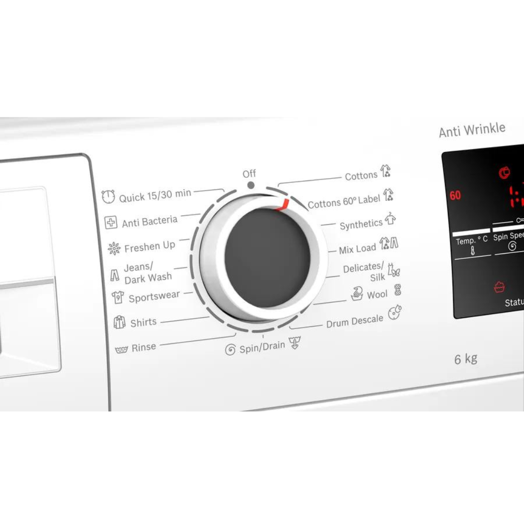 Bosch WLJ2026WIN Series 4 6 kg 1000 rpm Fully-Automatic Front Loading Washing Machine White 