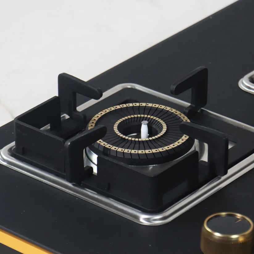 Shine Gold Three Burner Gas Stove/Hob Top Auto Ignition