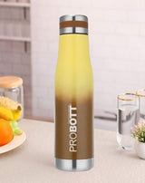 Probott Stainless Steel Water Bottle hot & Cold,Office,Collage Sports Water Bottle 1000ML Brown Color (PB1000-45)