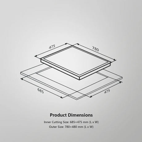 KAFF HBR 783 Built-in Hobs 3 Burners