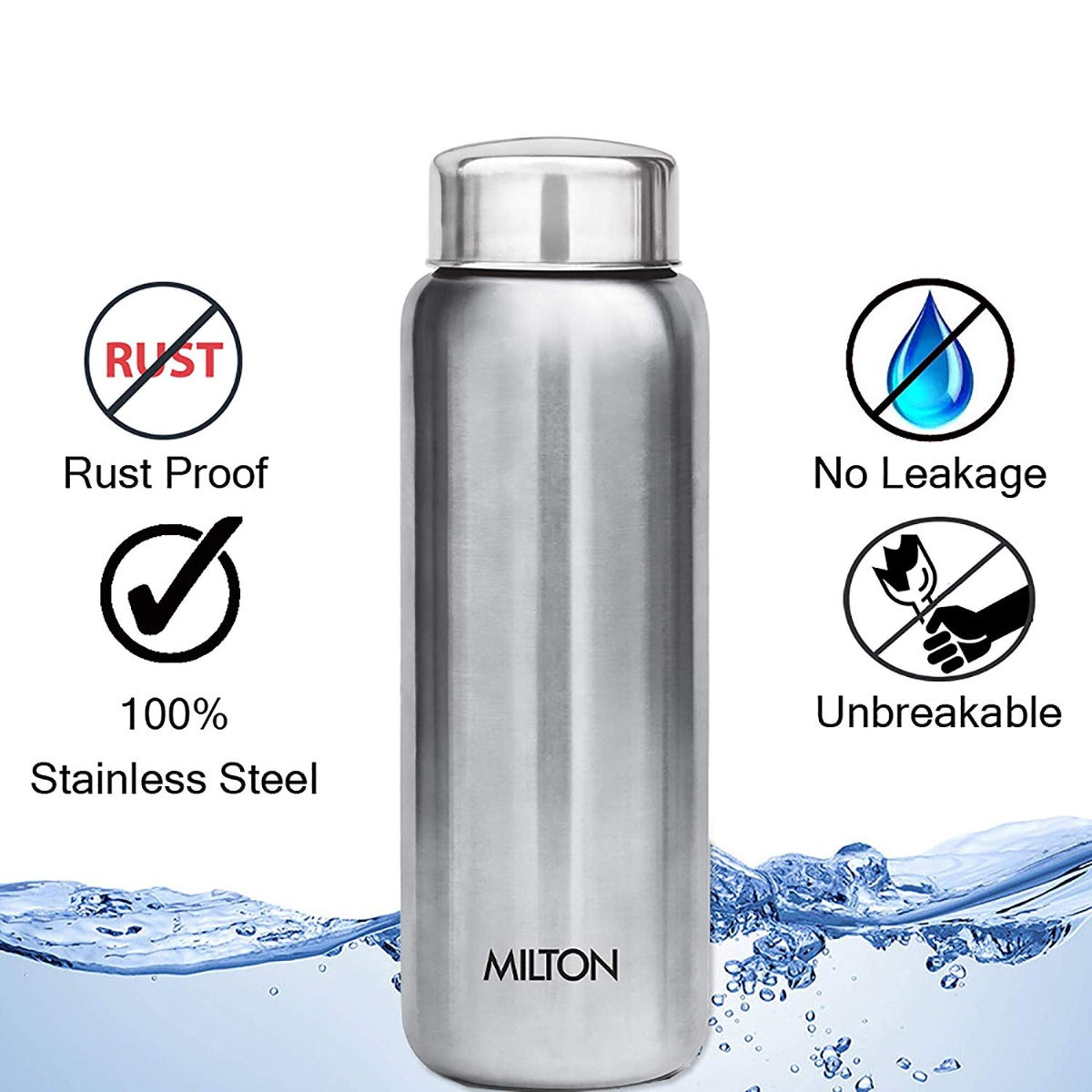 Milton Unisteel Water Bottle AQUA 750