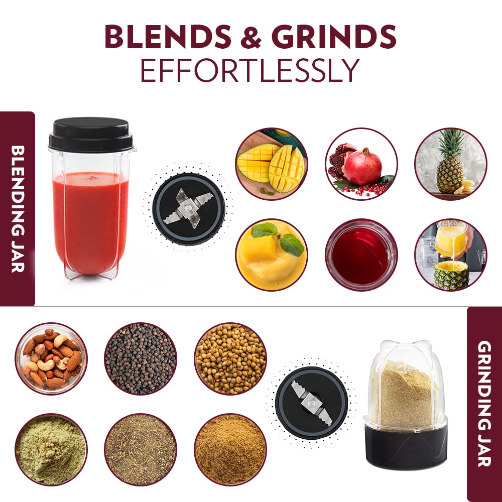 Borosil Nutrifresh PB31 Blender Grinder & Smoothie Maker