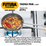 Hawkins Futura Hard Anodized Tadka Pan 10 cm (240 ml) L31 (ATP1)