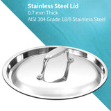 Hawkins Pro 2L Triply Stainless Steel Handi with Lid - Cooking & Serving Pan (PSH20S)