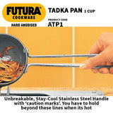 Hawkins Futura Hard Anodized Tadka Pan 10 cm (240 ml) L31(ATP1)