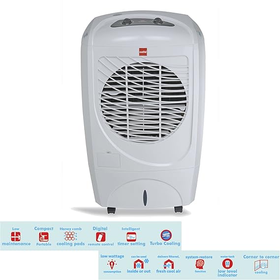 Cello Wave 50 Ltrs Desert Air Cooler (White)