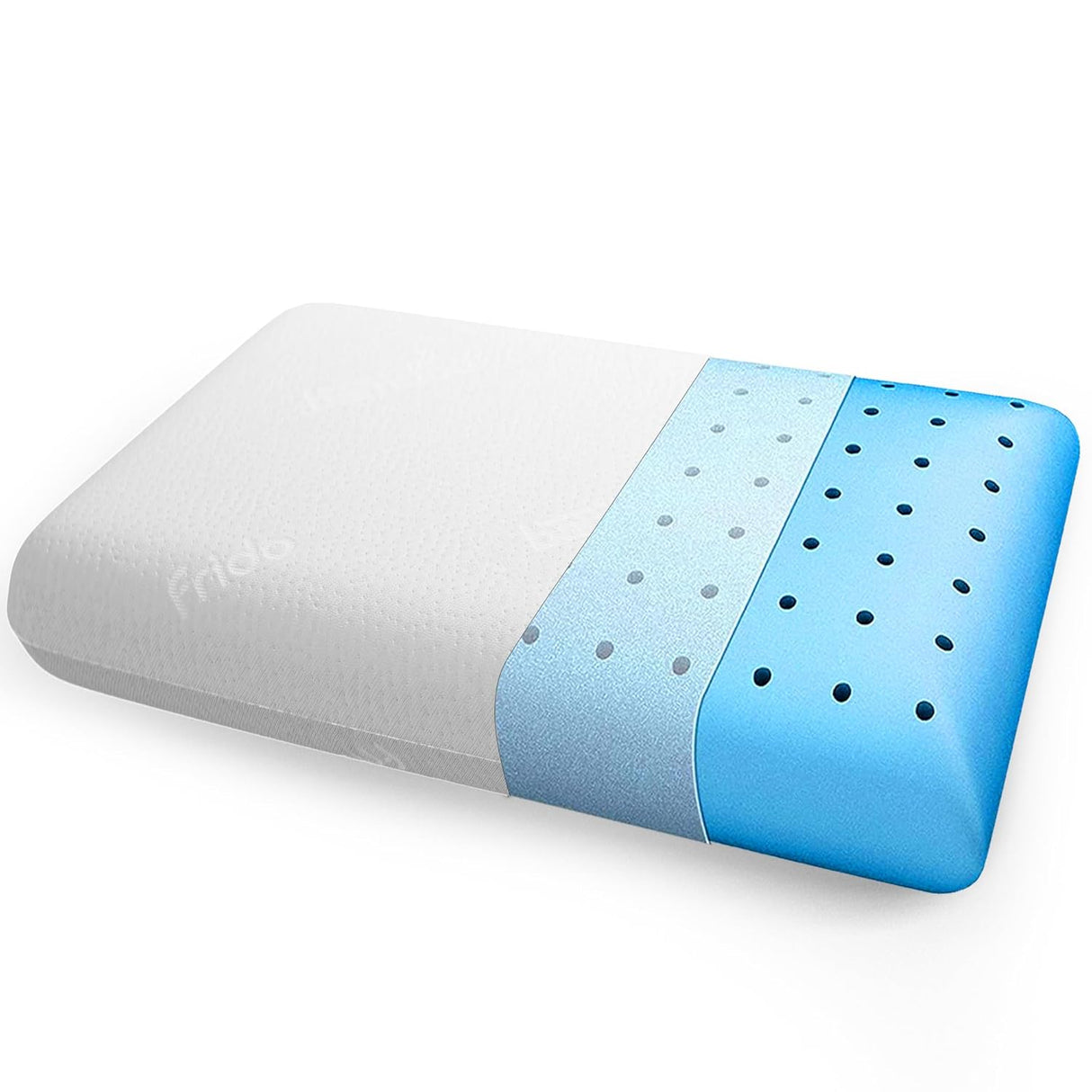 Ultimate Deep Sleep Pillow 4 Inch with Gel Cloud Memory Foam for Neck & Shoulder Support