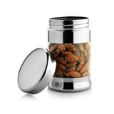 Stainless Steel Air Tight Fusion Canister Multipurpose Unbreakable Jar, 2.1L