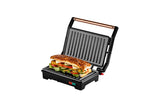RST9002CG 900W 180° Electric Grill Sandwich Maker | Non-Stick Coating | Full Flat Toaster Griller | Drip Tray, Ready-to-Cook Indicator | Overheat Safety Protection