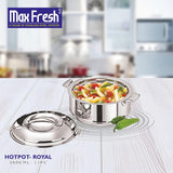 Royal Hotpot, Stainless Steel Solid Casserole,Insulated Hot Pot 5 Liter