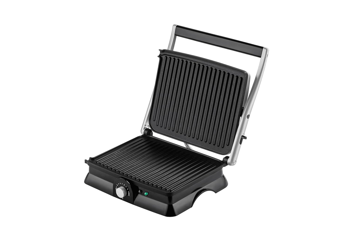 RST2004CG 2000W 180° GrillMaster 4 Slice Electric Grill Sandwich Maker | Full Flat Toaster Griller | Drip Tray, Ready-to-Cook Indicator | Adjustable Temperature & Timer