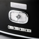 Westinghouse Retro Toaster - 2 Slice - Extra Large Slots - Keep Warm Rack - 815W - Black