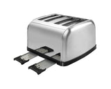 4 Slice SS Body Toaster 18790 1250/1500 Watt Premium Stainless Steel 4 Slice Automatic Pop-Up Toaster