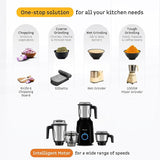 Yulia 750 Watt Mixer Grinder (Gloss Black)
