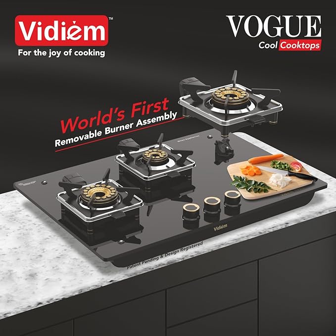 VOGUE 3-Burner Gas Cooktop
